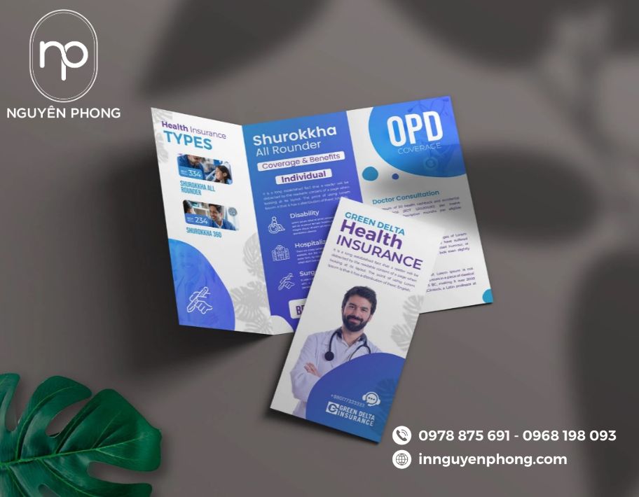 In tờ rơi bảo hiểm xã hội chuyên nghiệp